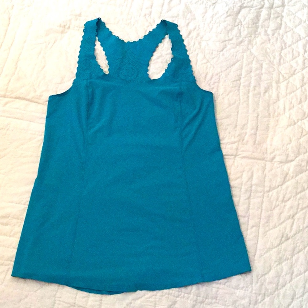 Lululemon Teal Run A Marathon Singlet - Picture 2 of 6
